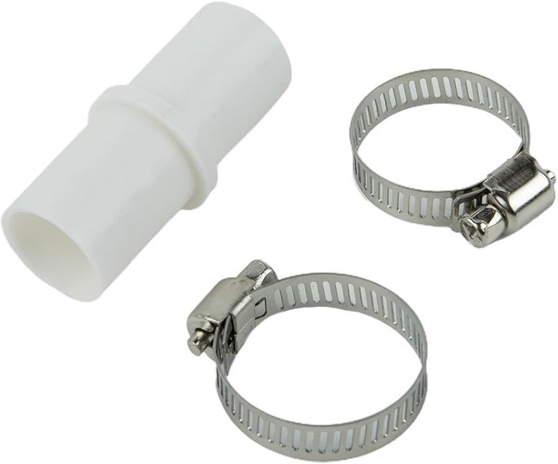 Washing Machine Drain Hose Connector Adapter Kit PP Stainless Steel 1 Pack - Image 1